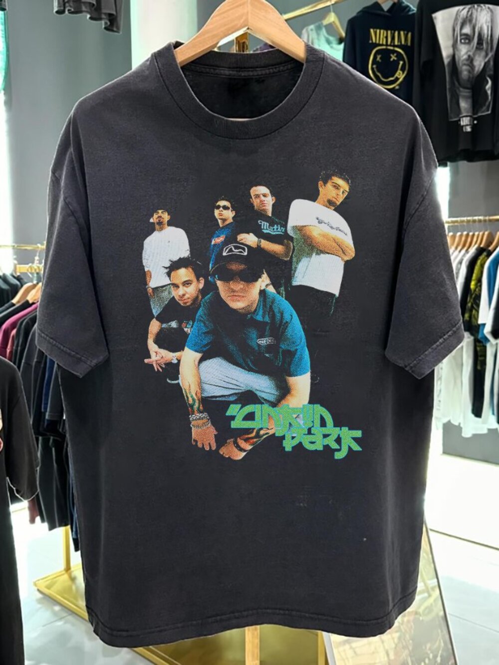 LINKIN Park 90s Rap Black T-Shirt